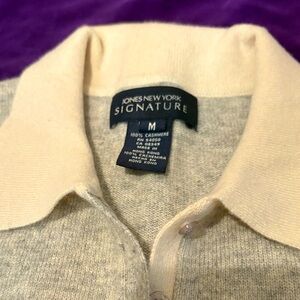 Jones New York Signature cashmere sweater, sz M